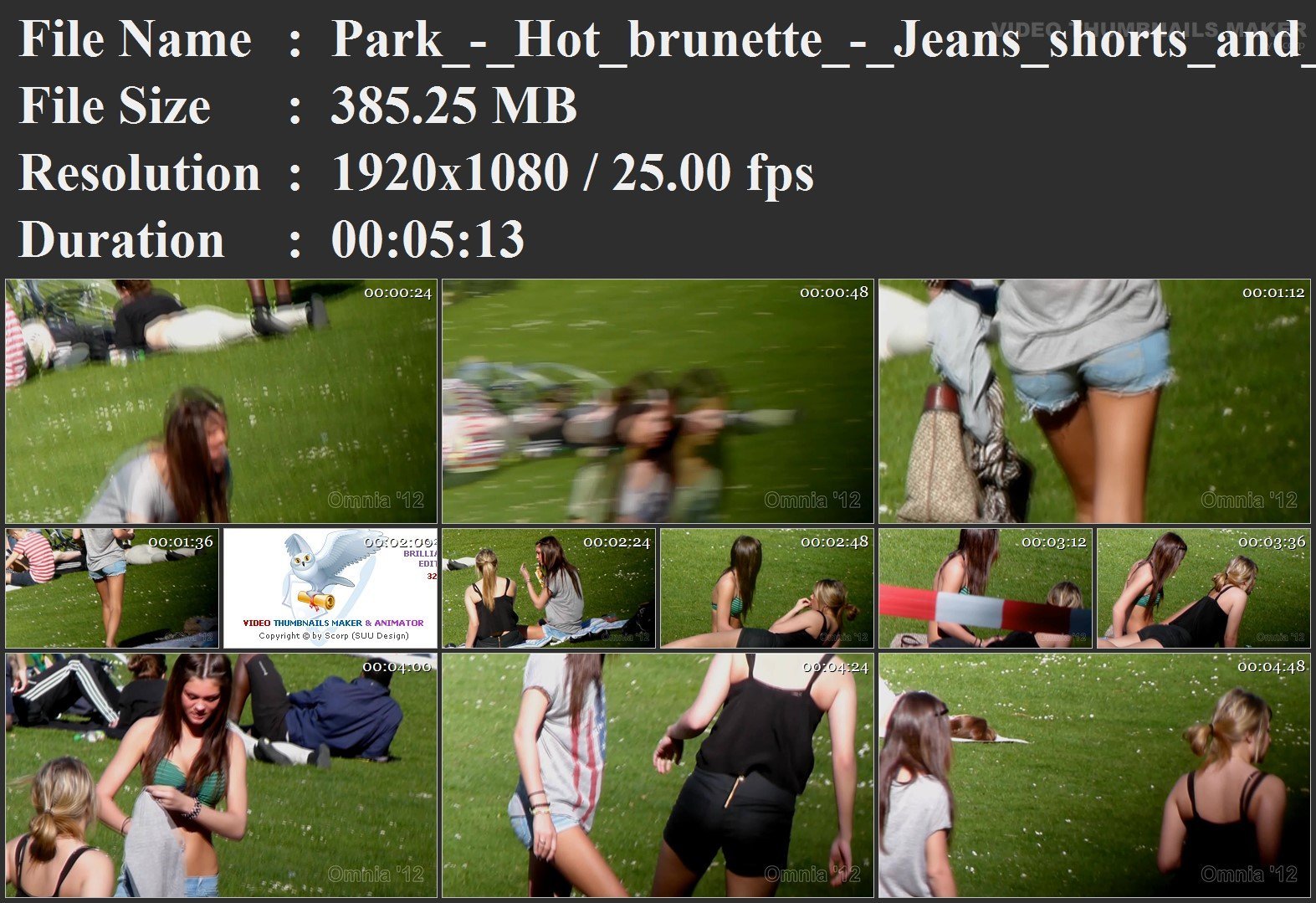 Park_-_Hot_brunette_-_Jeans_shorts_and_green_bra.wmv.jpg