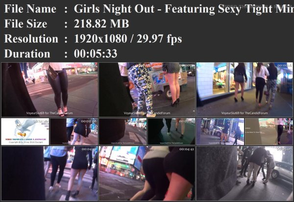 Girls Night Out - Featuring Sexy Tight Mini Skirts.mp4.jpg