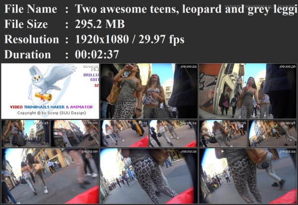 Two awesome teens, leopard and grey leggings.mp4.jpg